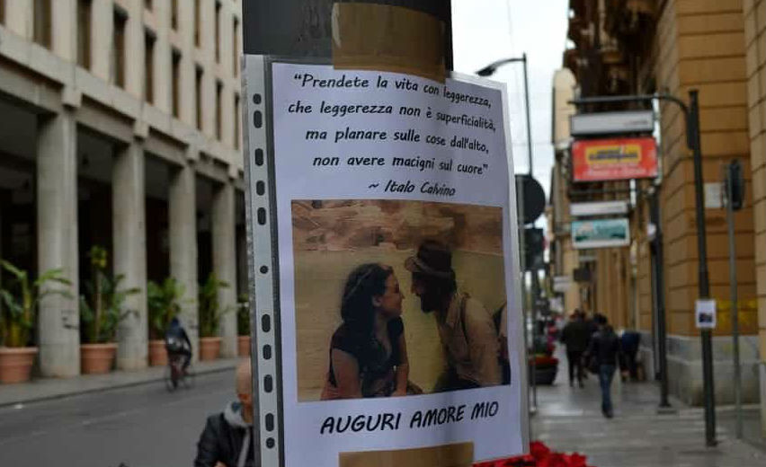 Palermo Romantica I Cartelli D Amore Di Via Ruggero Settimo Sposi Magazine