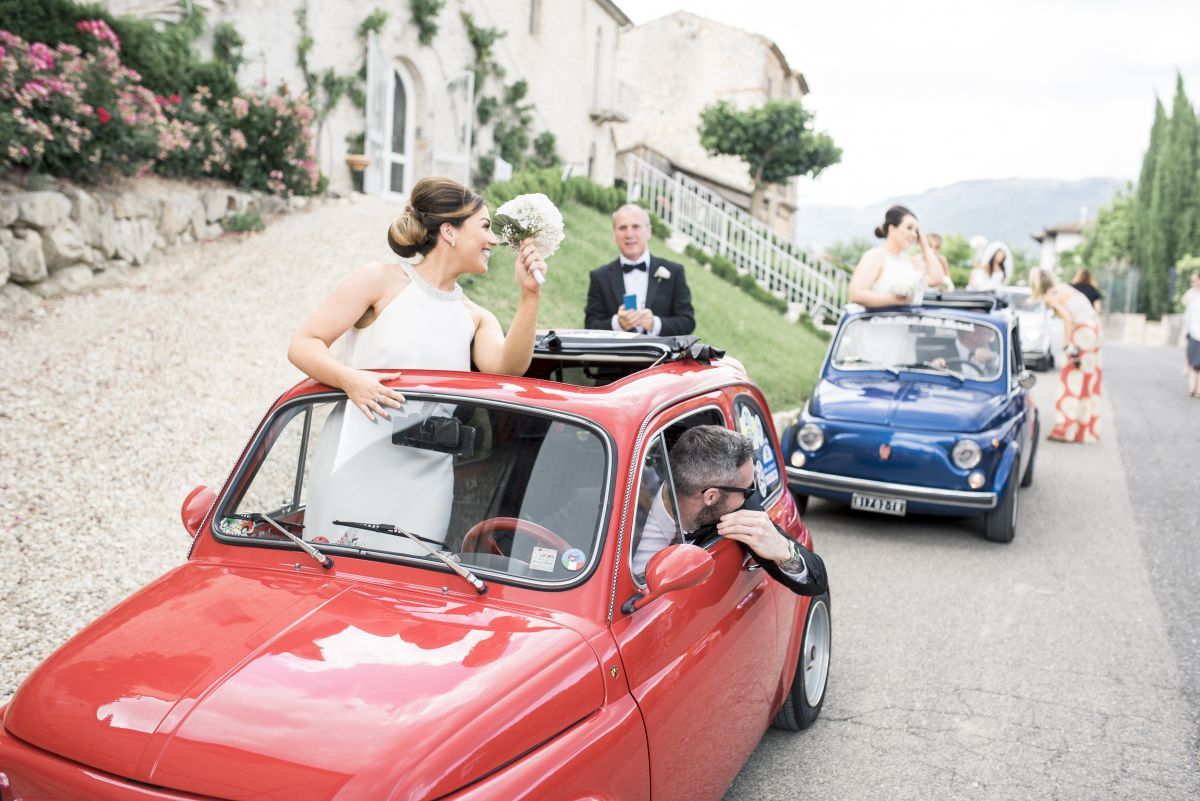 Matrimonio in un castello, le nozze glamour di Natalie e Terry