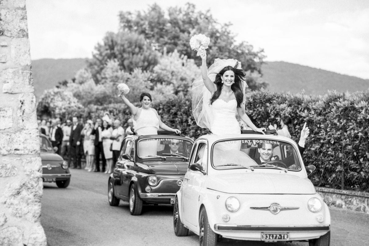 Matrimonio in un castello, le nozze glamour di Natalie e Terry