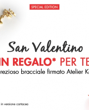 Per San Valentino regalati Sposi Magazine 2019 Special Edition: in omaggio il bracciale Atelier Kore