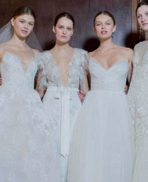 Abiti da sposa Monique Lhuillier 2019, due linee preziose per il giorno del sì