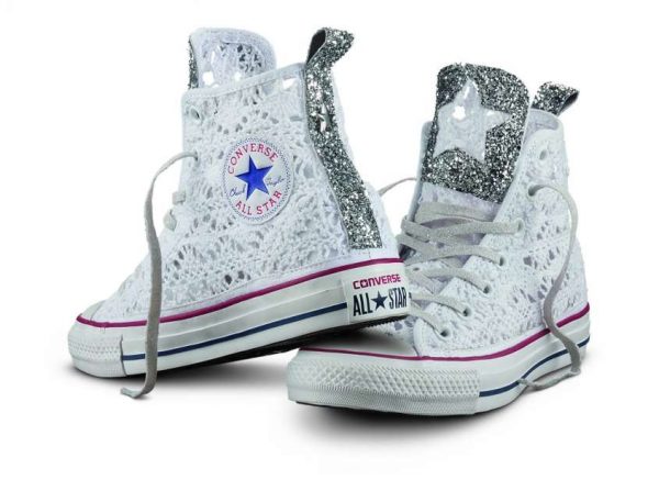 converse bianche in pizzo youtube