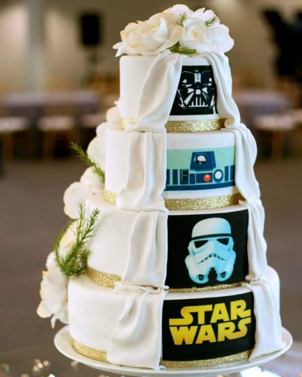 Torta matrimonio Star Wars