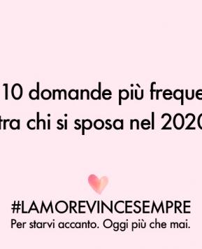 Le 10 domande più frequenti tra i futuri sposi ai tempi del Coronavirus