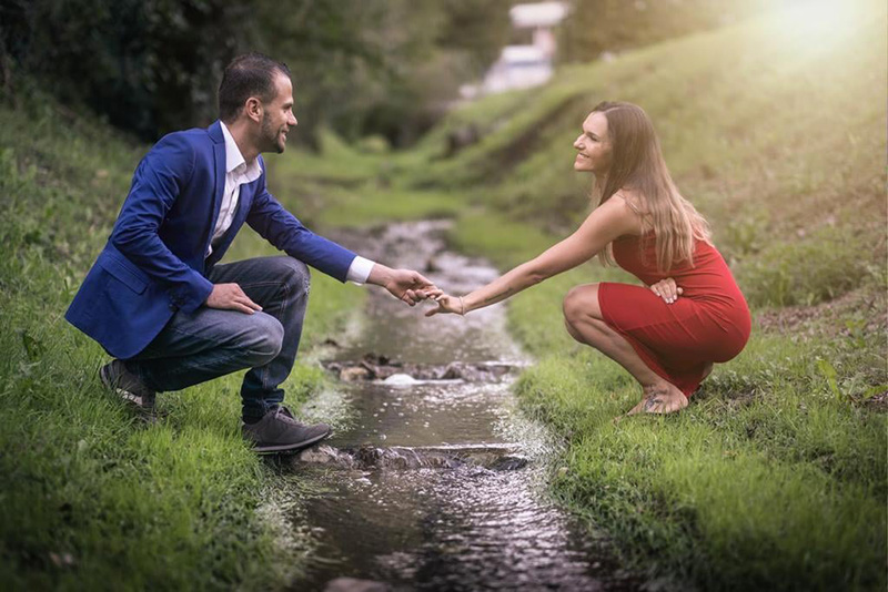 In questa una proposta di matrimonio sul lago organizzata da Paola Maravalle