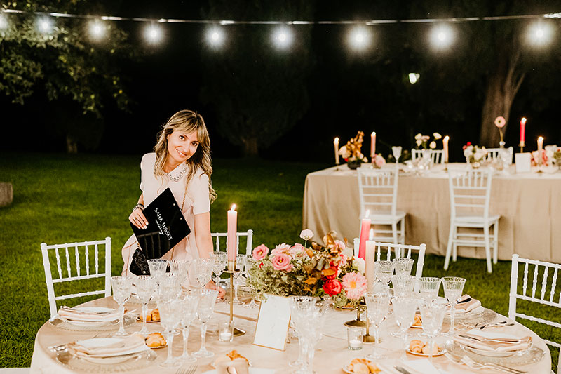 in questa foto la wedding planner Sara Tusset