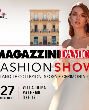 Magazzini D’Amico Fashion Show, a Villa Igiea sfila la moda Bridal