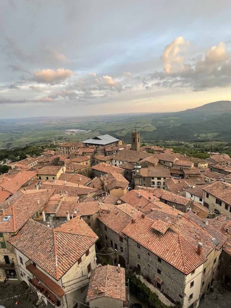 In questa foto una vista panoramica su Piancastagnaio