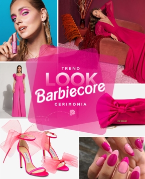 Look Barbiecore per cerimonia: dagli abiti al Beauty, le idee rosa per le invitate al matrimonio