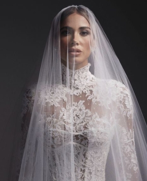 Diletta Leotta sposa: i Bridal look Atelier Emé per le nozze con Loris Karius