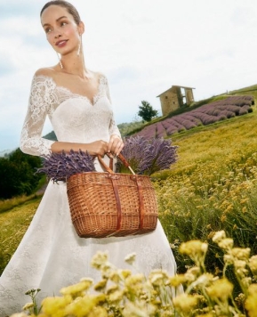 Collezione sposa Atelier Emé 2025: tra elicriso e lavanda, ecco The Bride