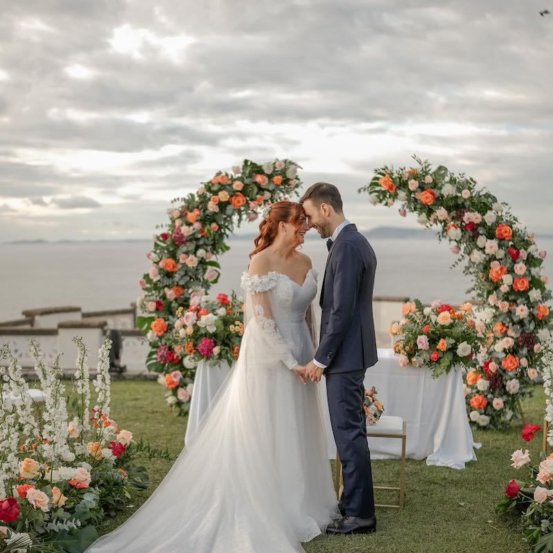 In questa foto uno degli allestimenti matrimonio 2024 per rito civile firmato da Stefano Miranda