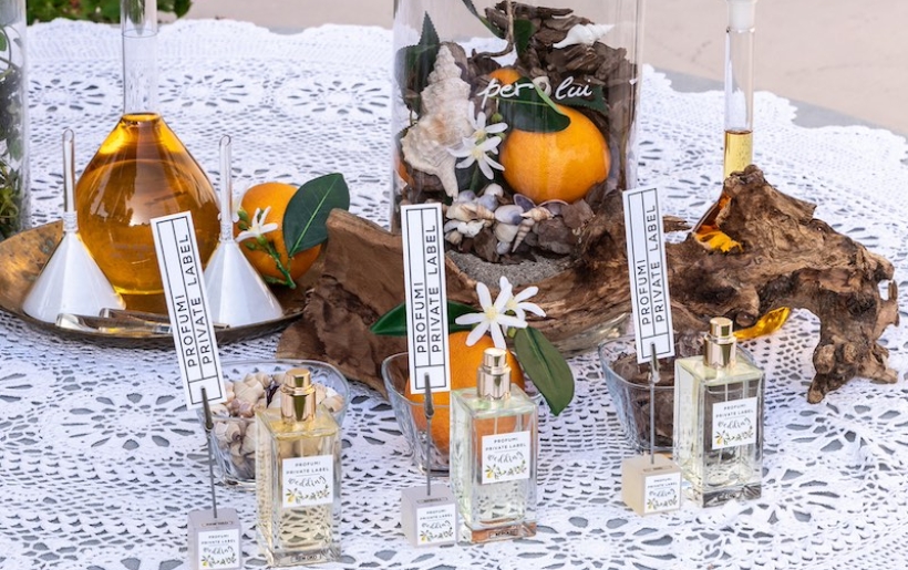 Intrattenimento matrimonio Profumi Private Label: il percorso olfattivo è l’idea più cool