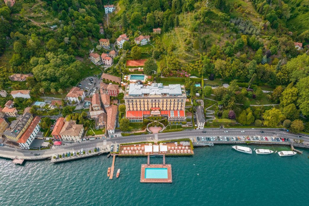 In questa foto grand hotel tremezzo una location destination wedding italia