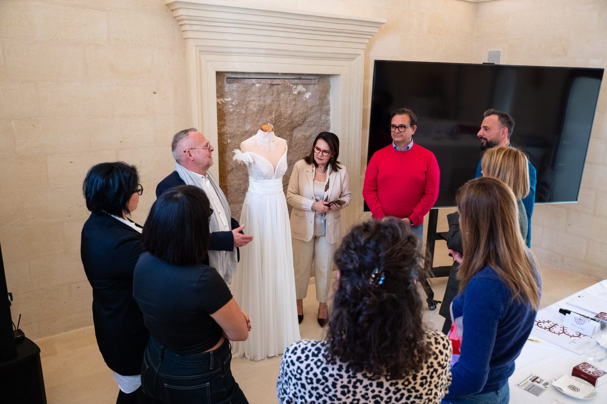 In questa foto il wedding planner angelo garini al suo corso di formazione a matera