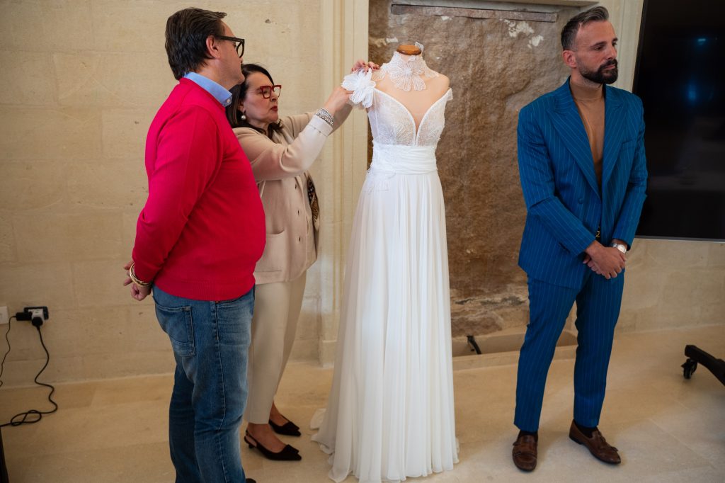 In questa foto il wedding planner angelo garini al suo corso di formazione a matera