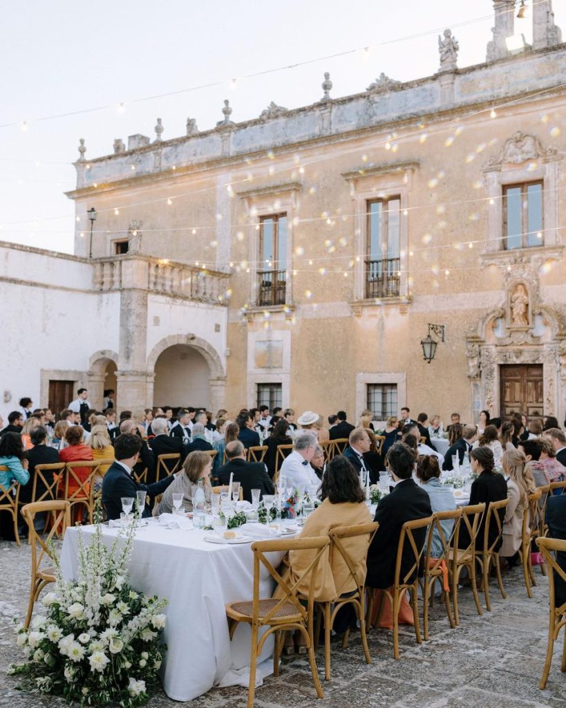 In questa foto la location di matrimoni in pugliamasseria palesi