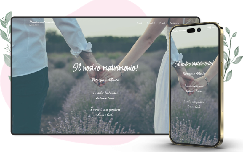 Inviti online per il tuo matrimonio, con InviteMe.it l’effetto sarà wow