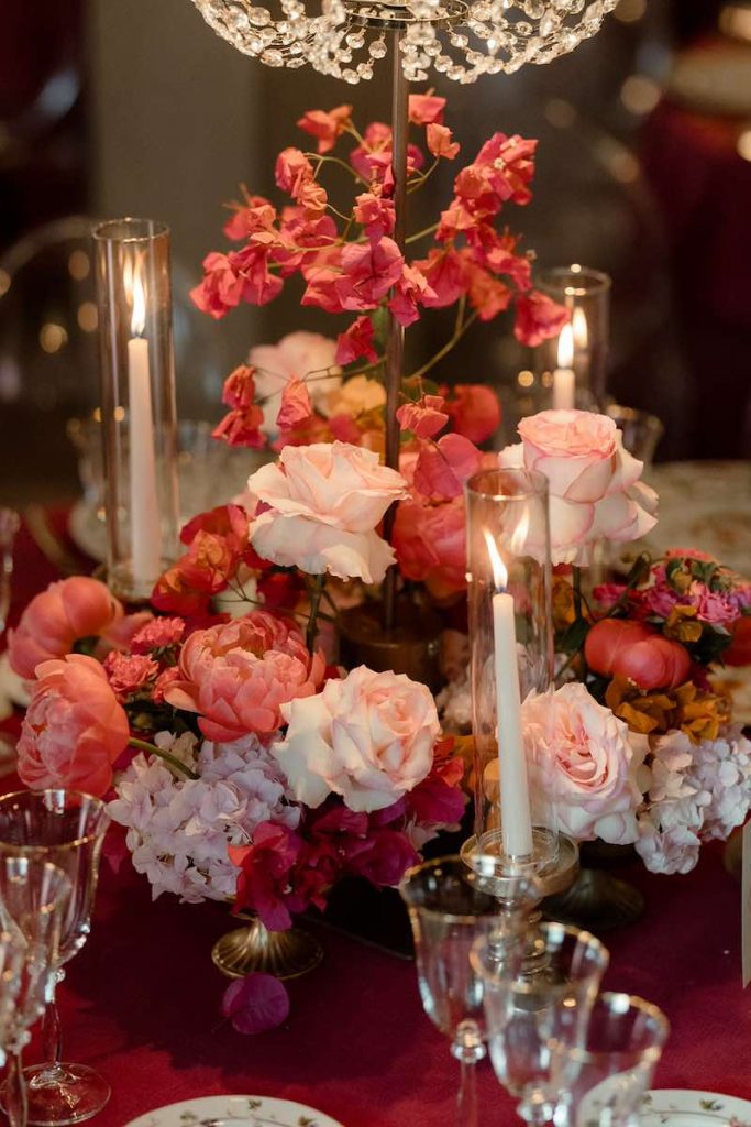 In questa foto una mise en place per matrimonio di inverno firmata dalla Wedding Planner Marilena Zambelli