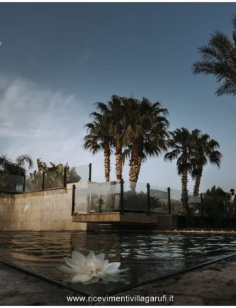 In questa foto le fontane esterne di Villa Garufi a Biancavilla